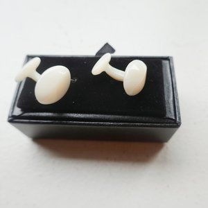 Antique Mother of Pearl Wedding Cufflinks